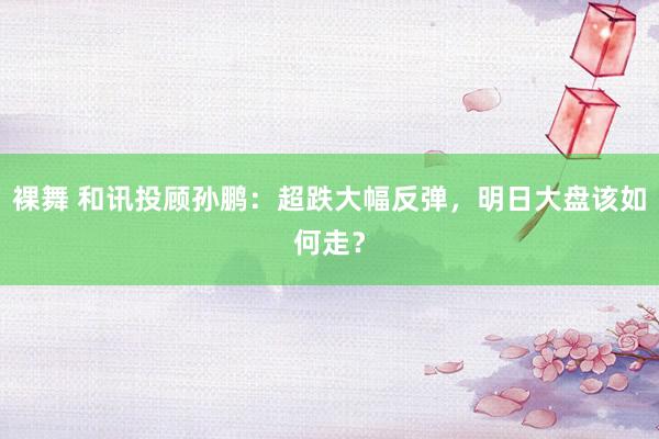 裸舞 和讯投顾孙鹏：超跌大幅反弹，明日大盘该如何走？